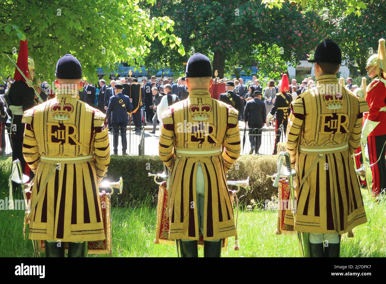London.UK. 8th May 2022. The annual parade of the Combined Cavalry Old Comrades Association   which honours soldiers lost since the First World War took place in Hyde Park. © Brian Minkoff/Alamy Live News Stock Photo