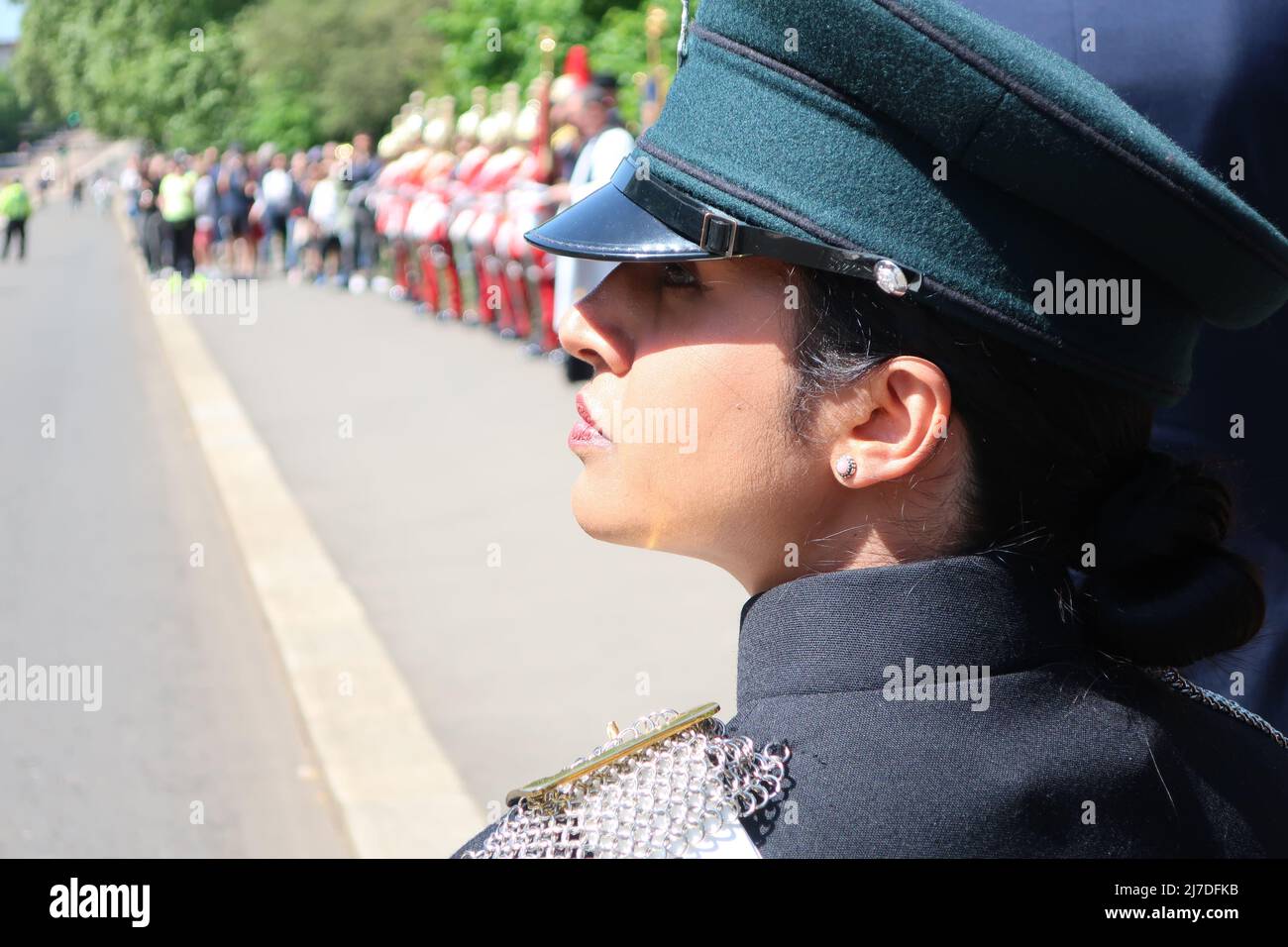London.UK. 8th May 2022. The annual parade of the Combined Cavalry Old Comrades Association   which honours soldiers lost since the First World War took place in Hyde Park. © Brian Minkoff/Alamy Live News Stock Photo