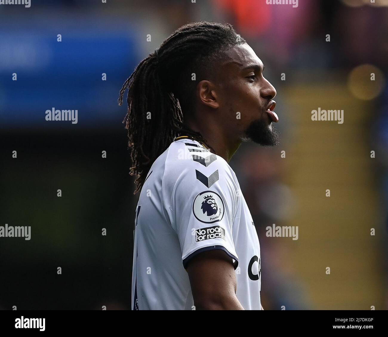 Alex Iwobi #17 of Everton during the game in ,  on 5/8/2022. (Photo by Craig Thomas/News Images/Sipa USA) Stock Photo