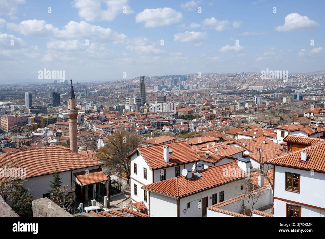 The old settlement around the Ankara castle. visit date 30.03.2022 ...