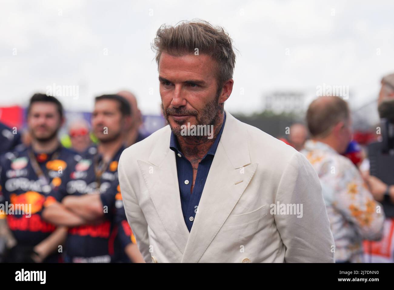 Miami International Autodrome, Miami, United States on 8 May 2022 David  Beckham on the grid during the F1 - FORMULA 1 CRYPTO.COM MIAMI GRAND PRIX  2022, Eleanor Hoad Stock Photo - Alamy