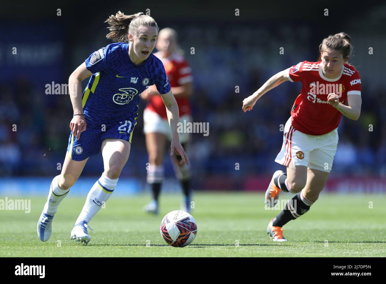 Kington Upon Thames, England, 8th May 2022. Niamh Charles of Chelsea during the The FA Women's Super League match at Kingsmeadow, Kington Upon Thames. Picture credit should read: Paul Terry / Sportimage Stock Photo