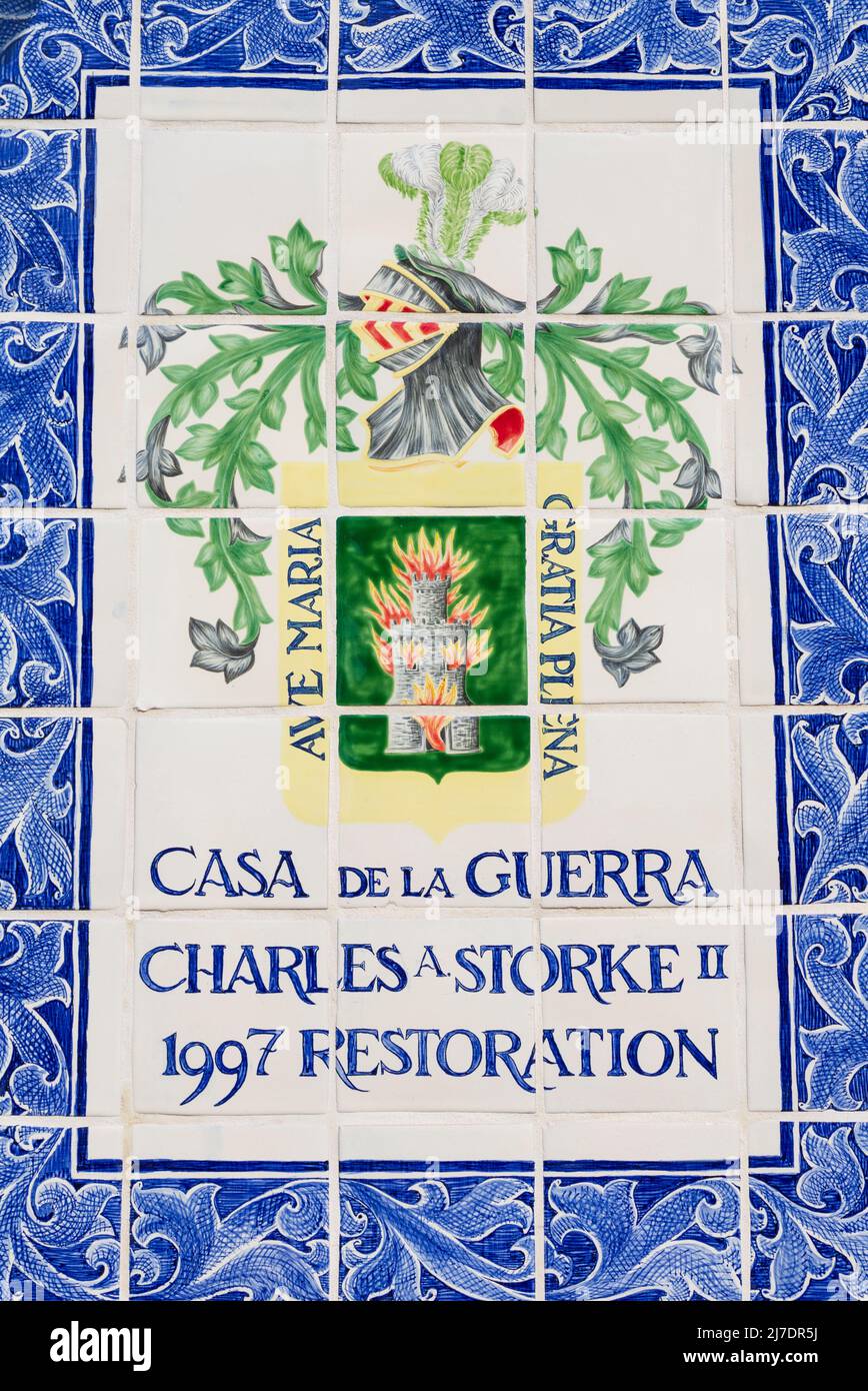 Casa De La Guerra, Santa Barbara, California, USA Stock Photo