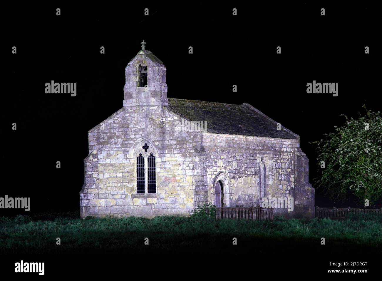 St Mary's Church or Chapel at Lead near Towton,Tadcaster. Stock Photo