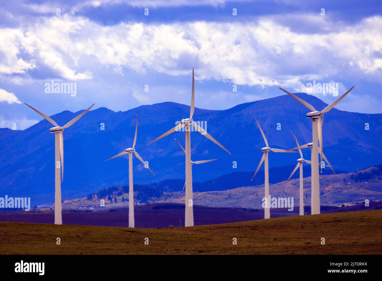 A wind turbine is a device that converts the energy of wind