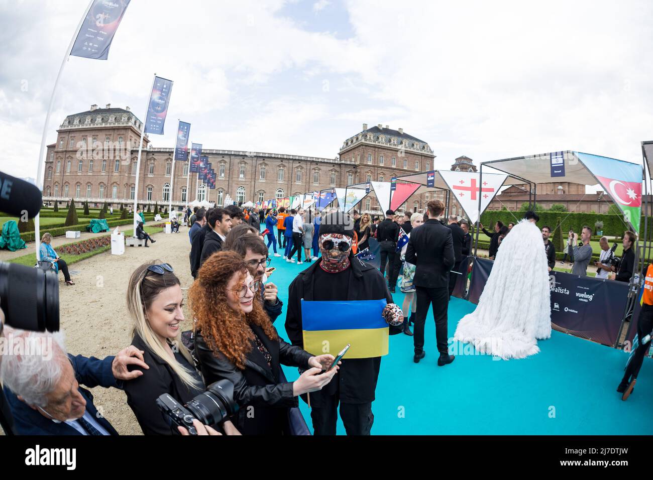 opening of the eurovision in Turin Stock Photo