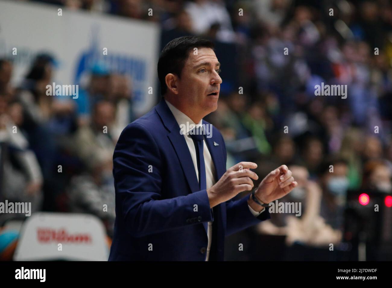 Saint Petersburg, Russia 8 may 2022 Basketball. 1/2 finals of the