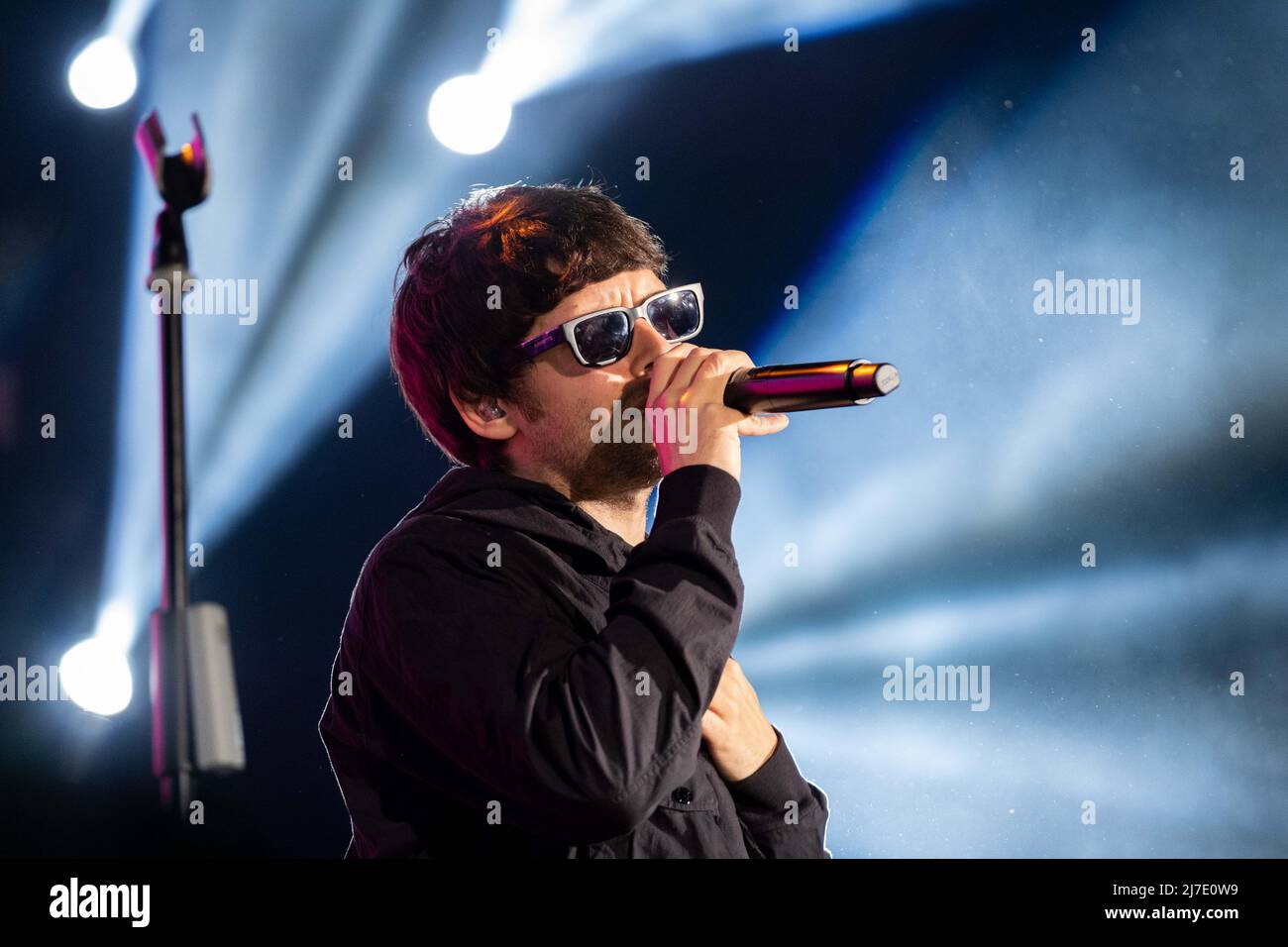 Mantua, Italy. 08 May, 2022. Picture shows Gazzelle Italian singer during the performs at Grana Padano Arena Credit: Roberto Tommasini/Alamy Live News Stock Photo