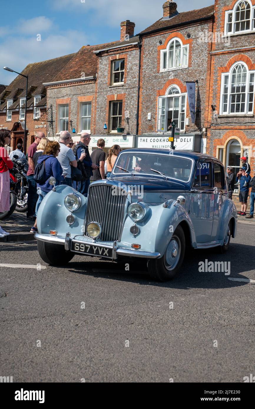 Wallingford Car Rally, 2022 Parade around the Market square Stock