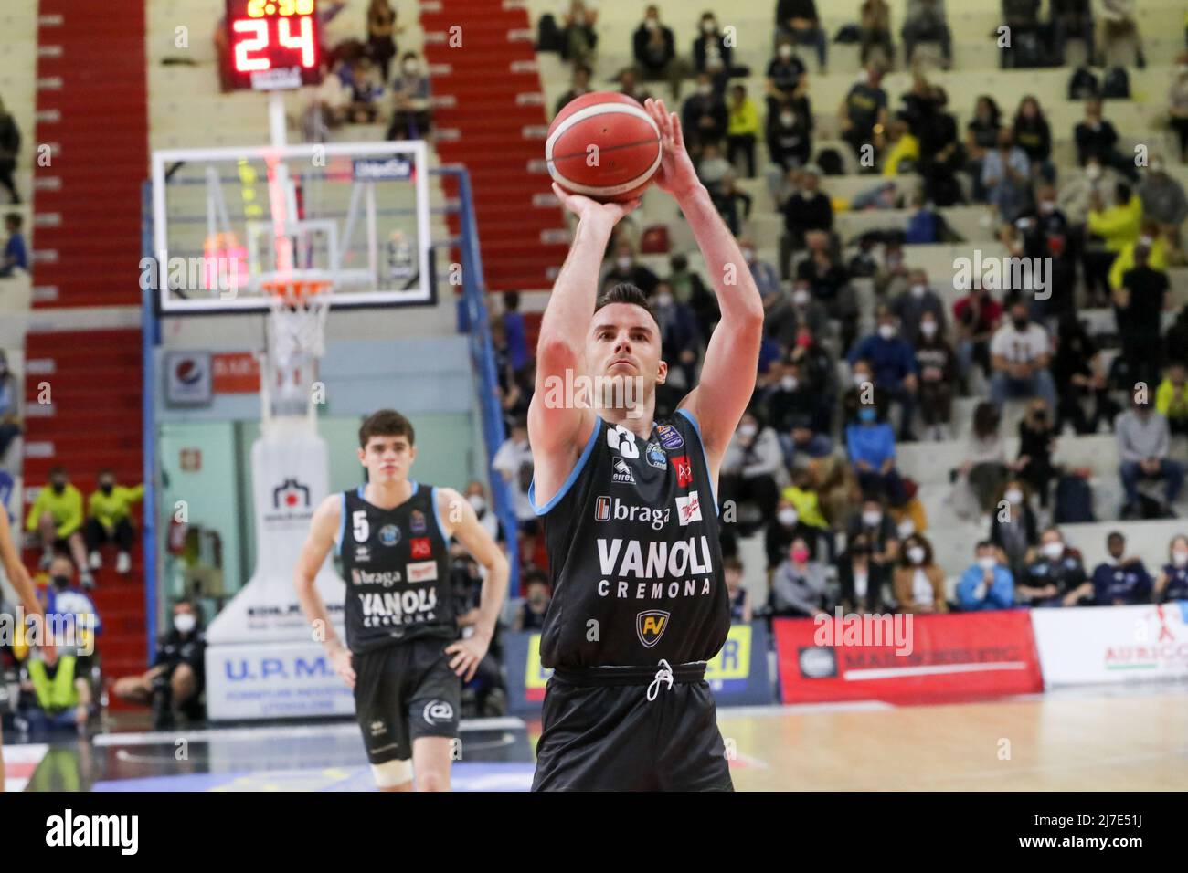 Cremona, Italy, May 08 2022, Adas Juskevicius (Vanoli Cremona) during