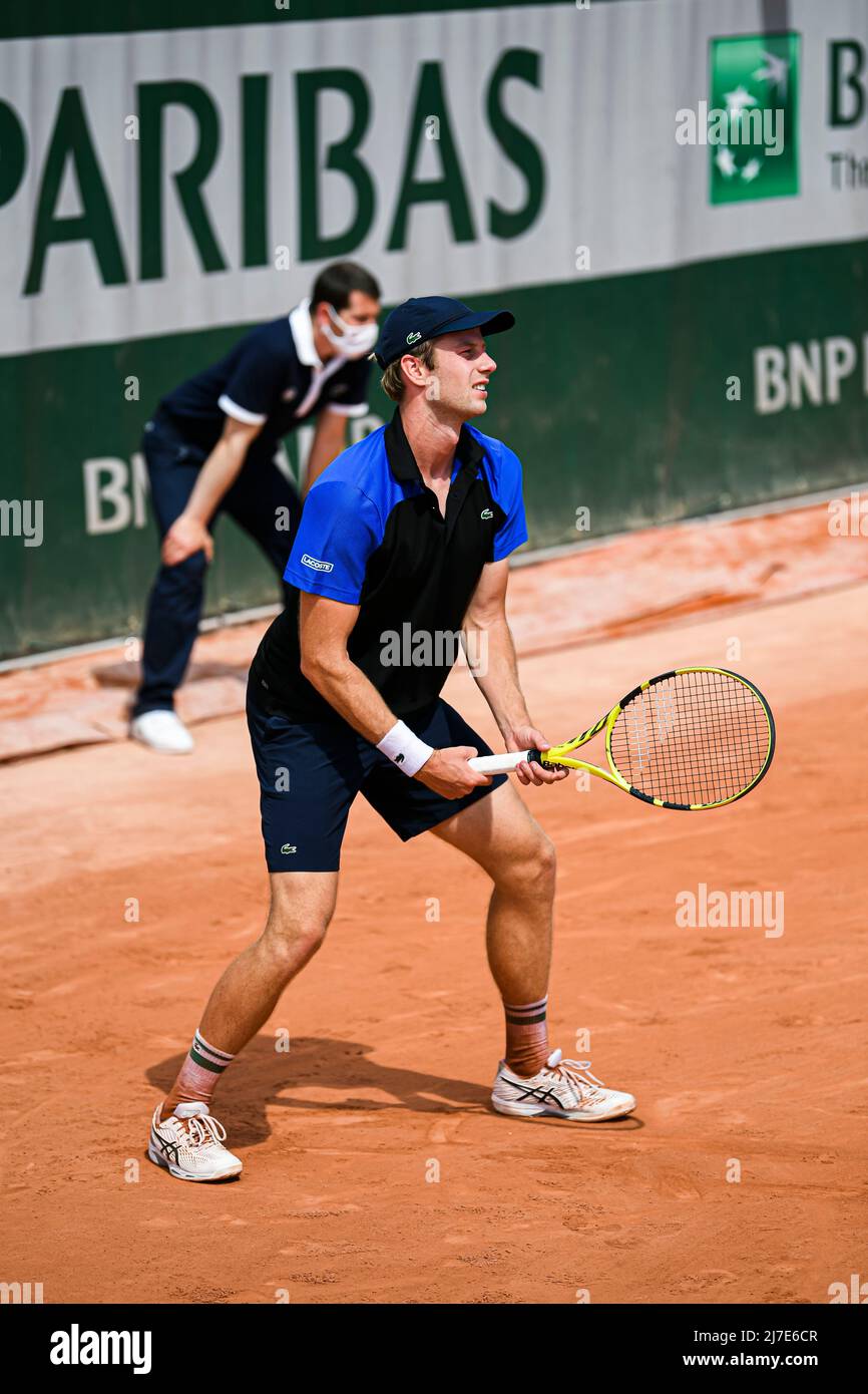 Botic van de Zandschulp during the second round at RolandGarros