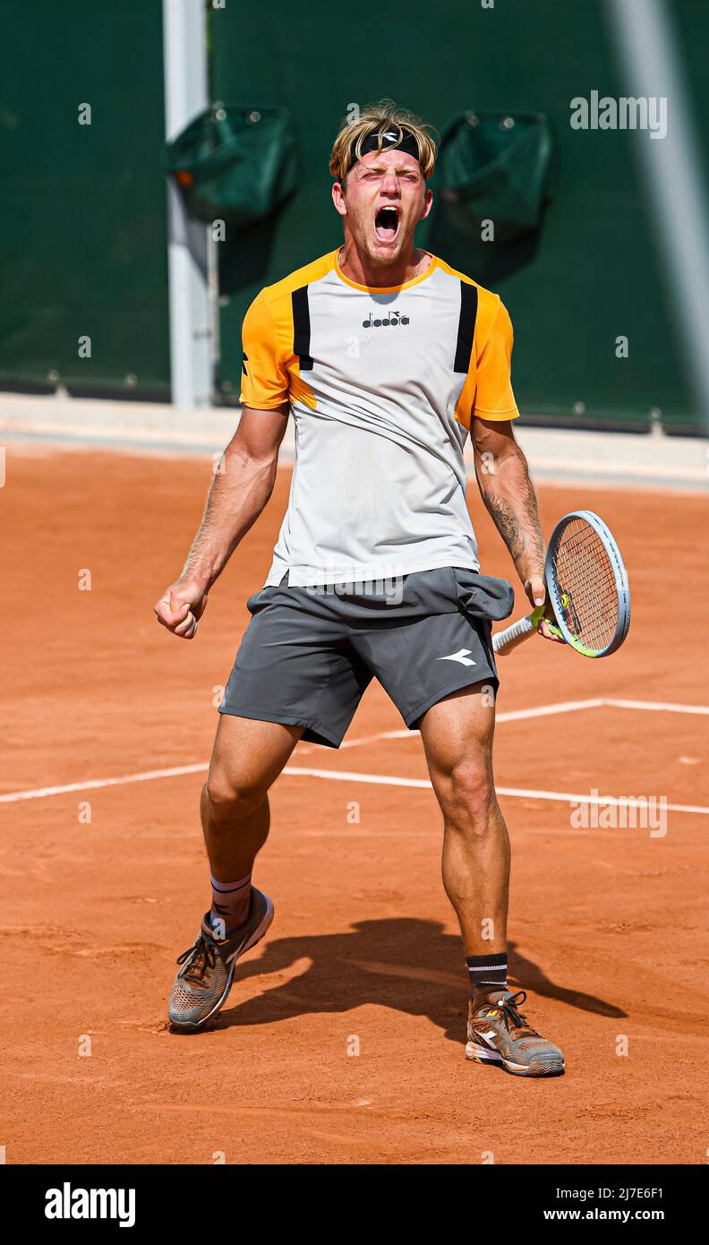 Alejandro Davidovich Fokina during the second round at Roland-Garros  (French Open), Grand Slam tennis tournament on June 2, 2021 at  Roland-Garros stad Stock Photo - Alamy