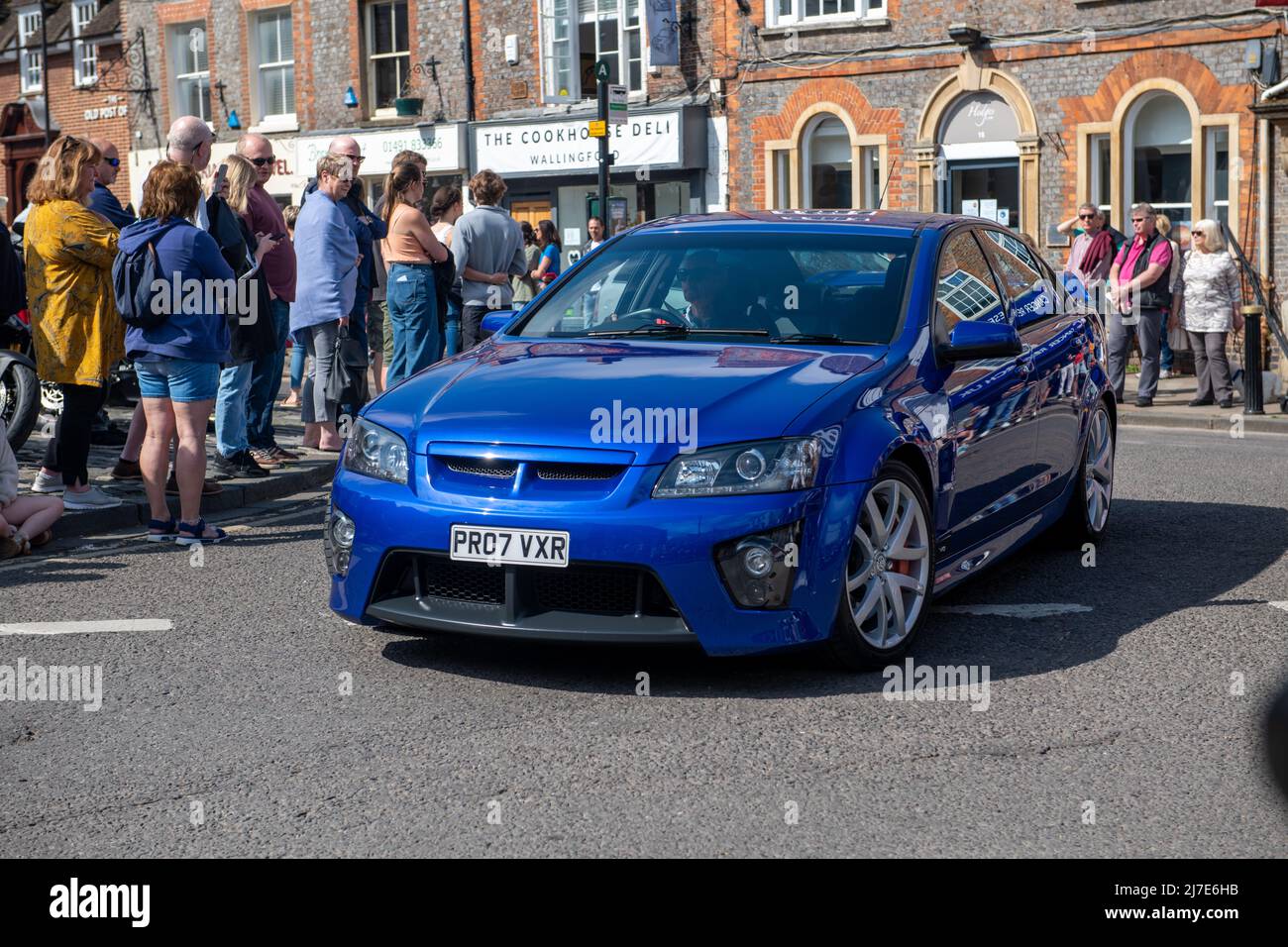 Wallingford Car Rally, 2022 Parade around the Market square Stock