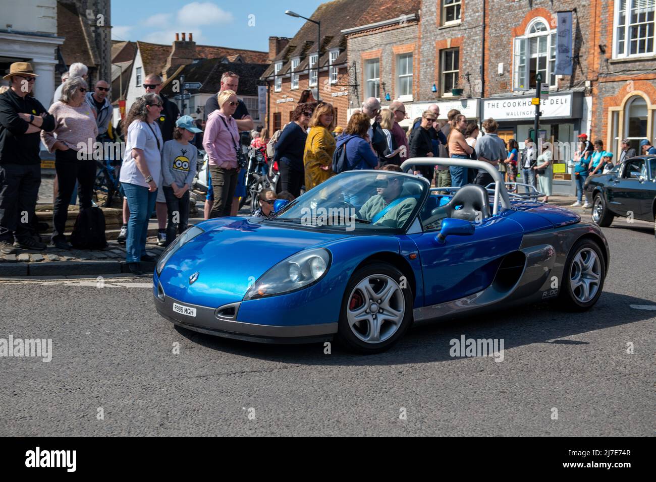 Wallingford Car Rally, 2022 Parade around the Market square Stock