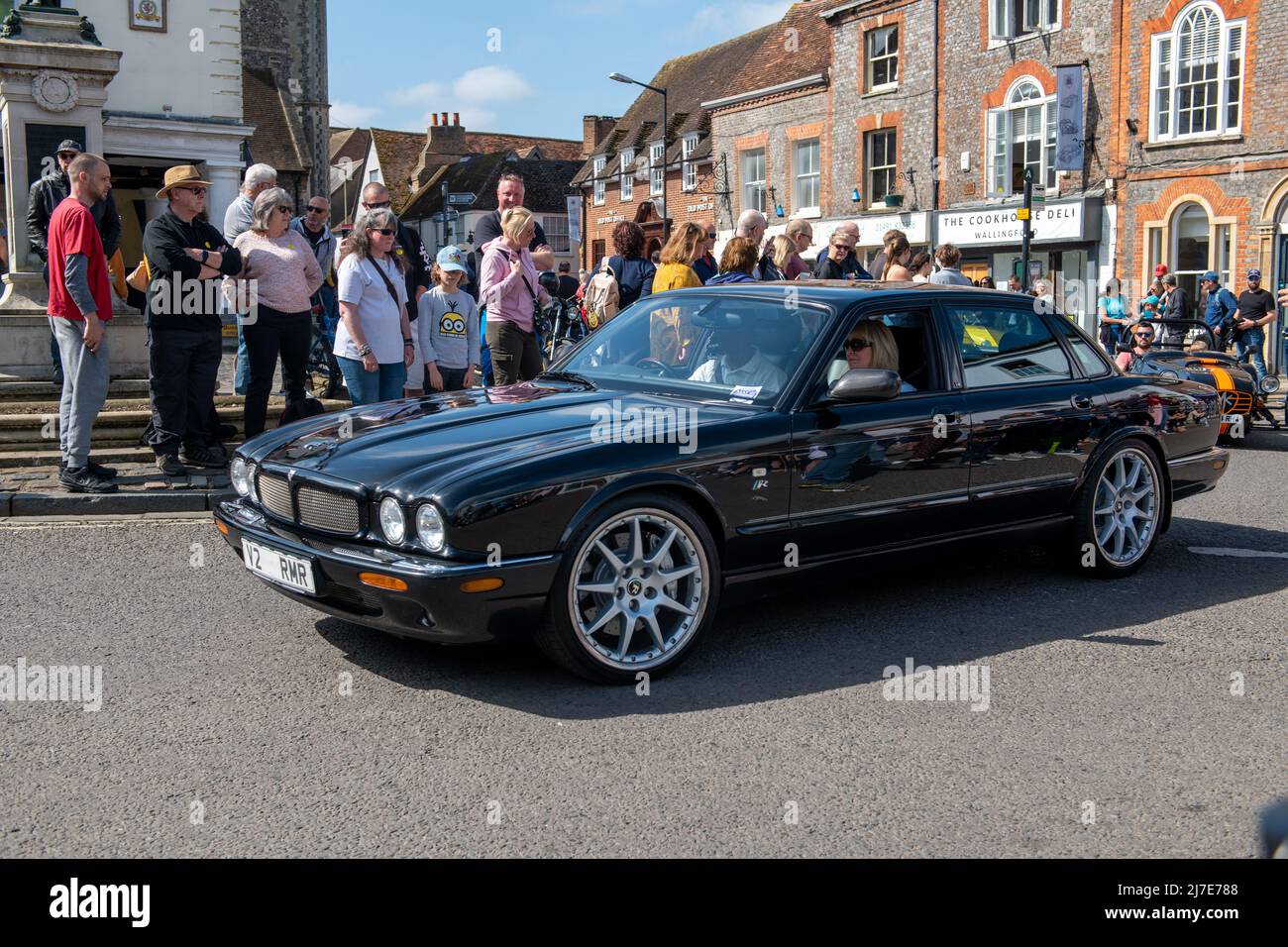 Wallingford Car Rally, 2022 Parade around the Market square Stock