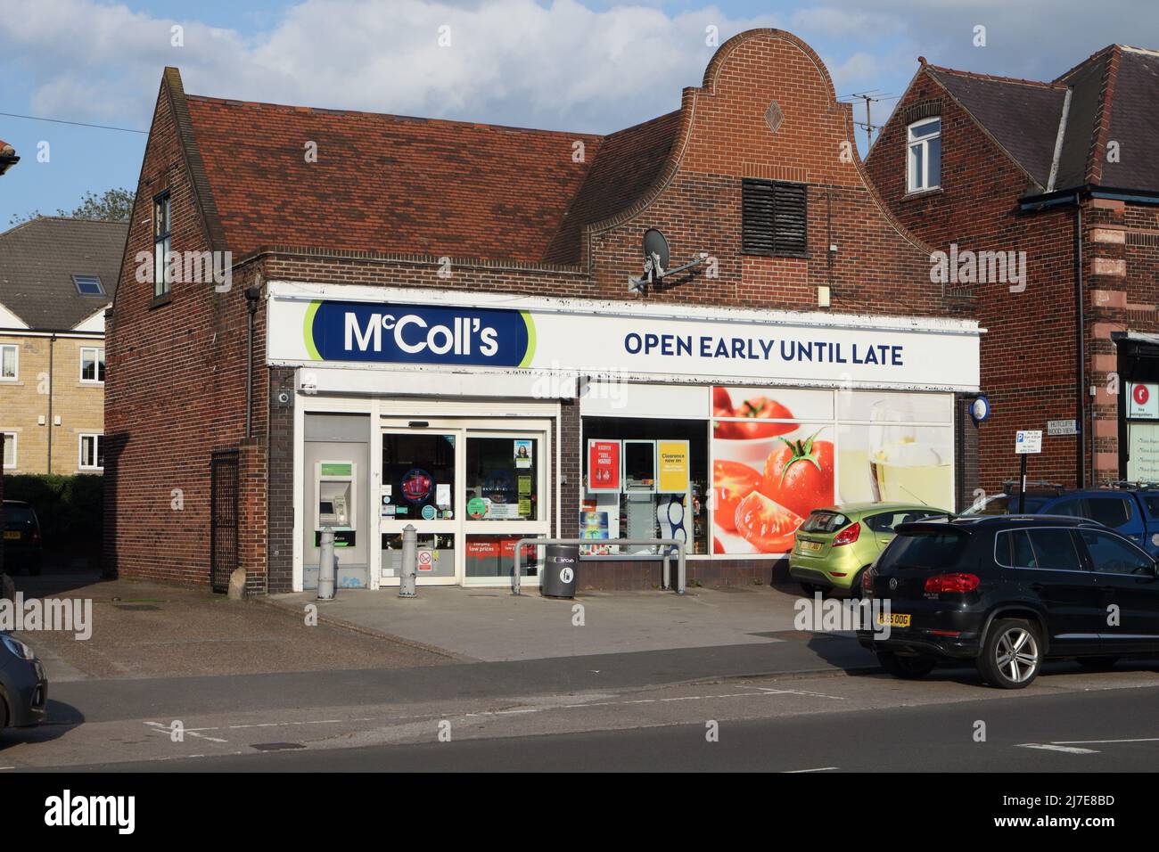 McColl's store on Hutcliffe Wood road, Sheffield England Stock Photo
