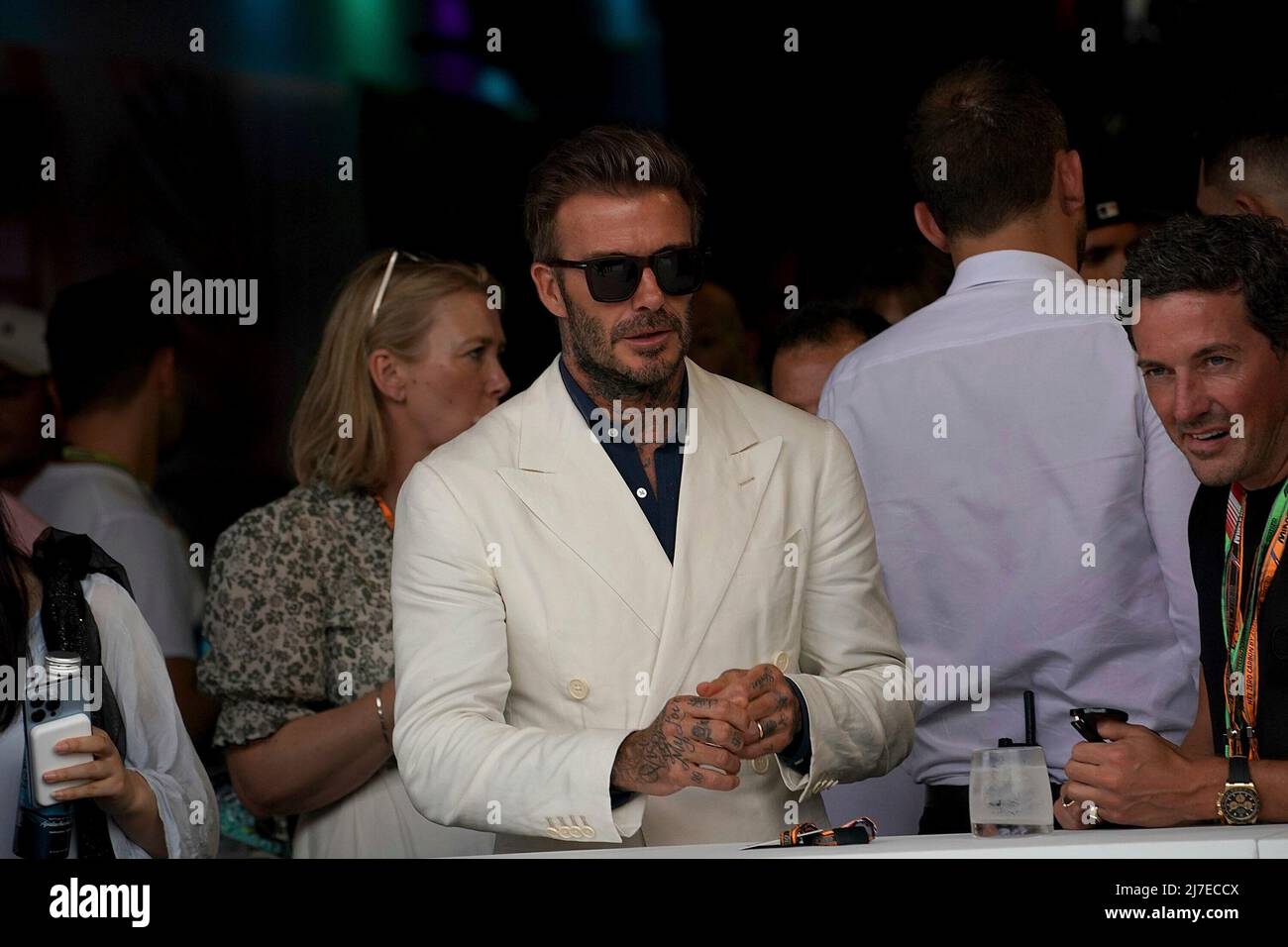 May 8th, 2022, Miami International Autodrome, Miami, FORMULA 1 CRYPTO.COM  MIAMI GRAND PRIX, in the picture soccer star David Beckham Stock Photo -  Alamy