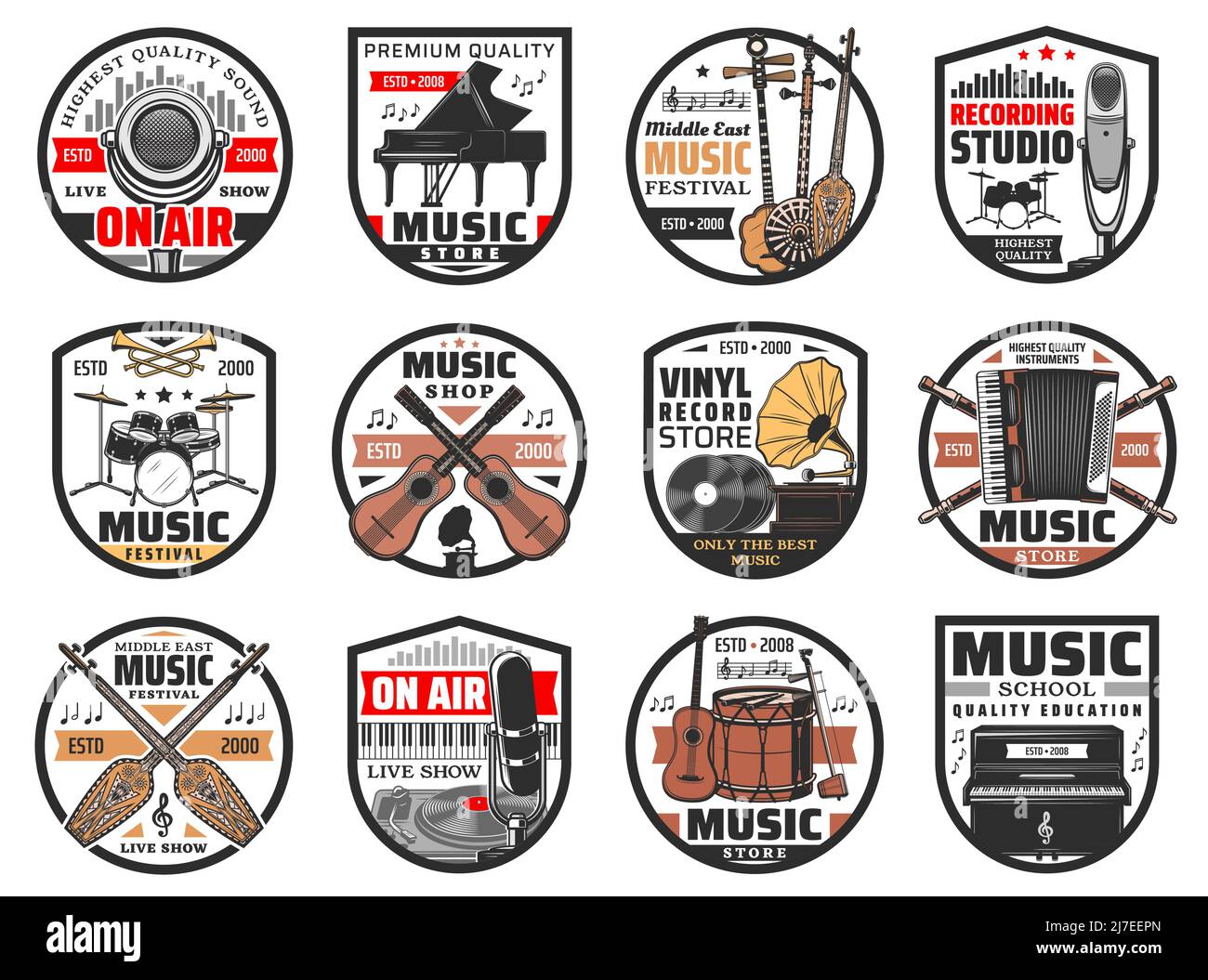 Persian instrument Stock Vector Images - Alamy