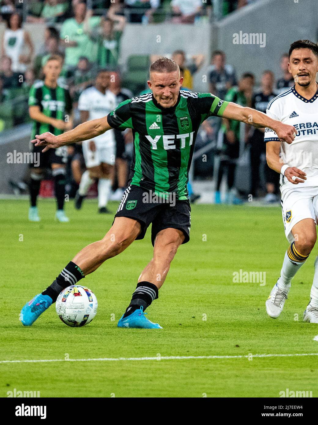 Austin Texas. May 8, 2022. Alexander Ring #8 of Austin FC in action vs ...