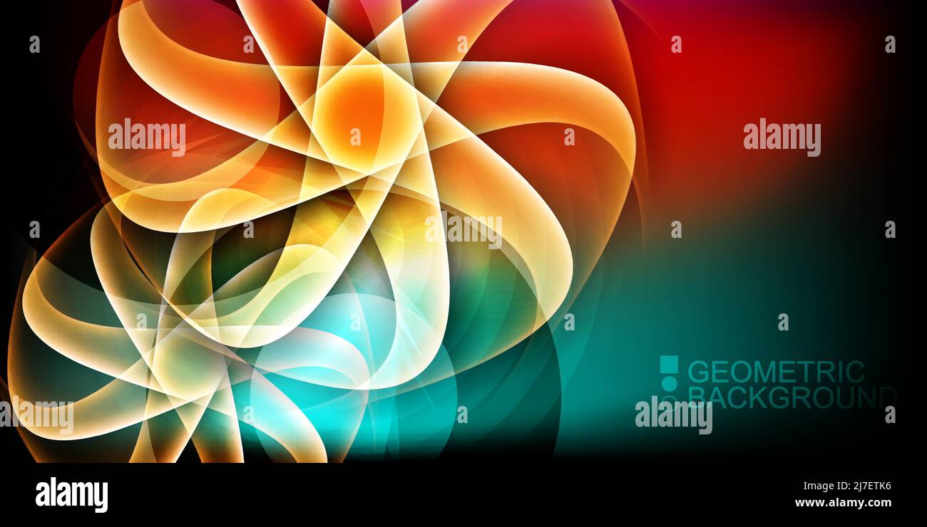 Modern colorful abstract shape geometry background Stock Vector