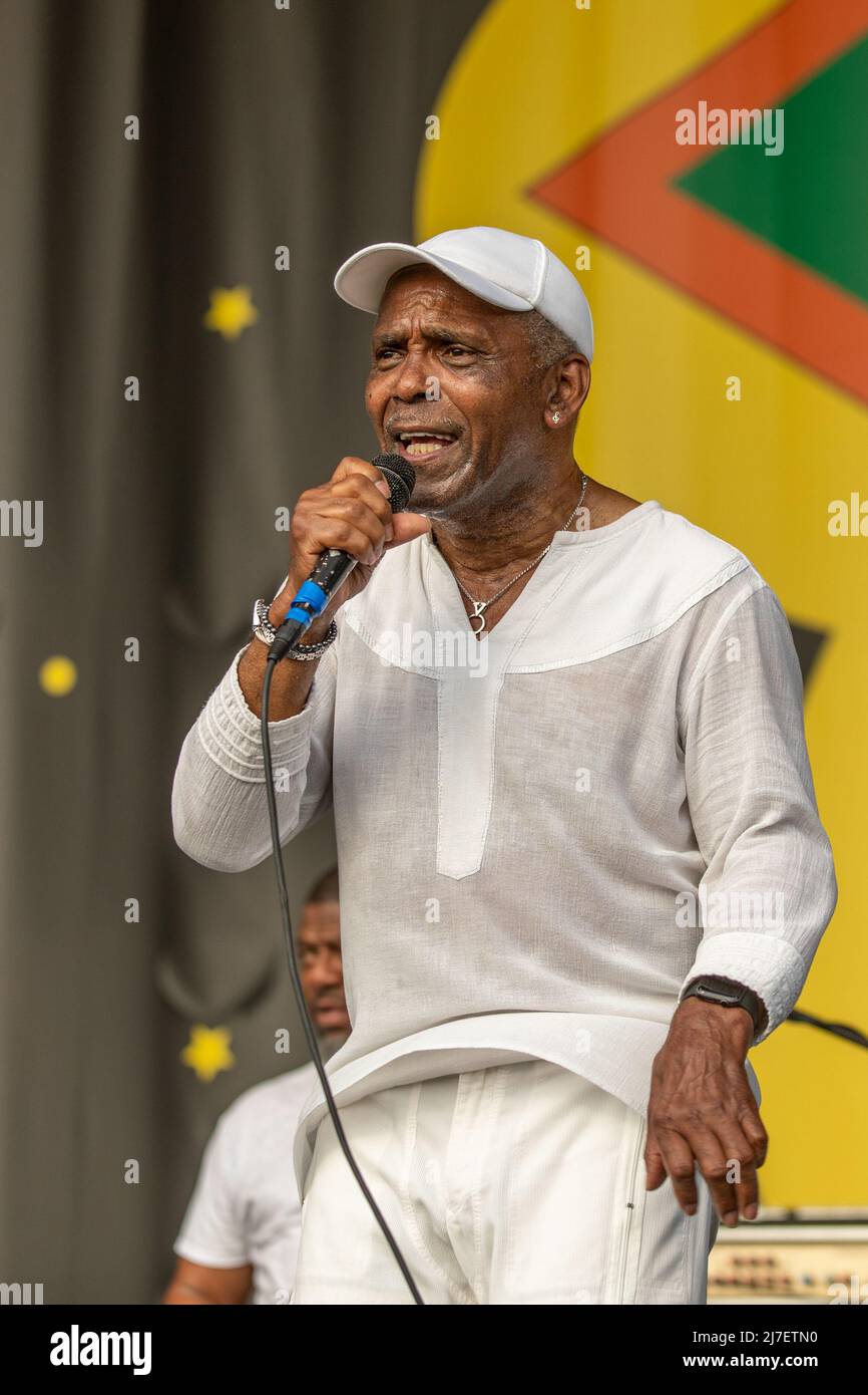 Frankie Beverly of Maze during New Orleans Jazz & Heritage Festival on