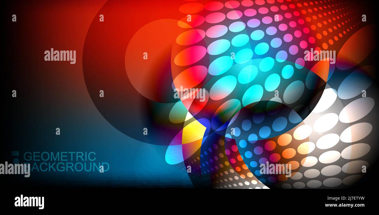 Modern colorful abstract shape geometry background Stock Vector