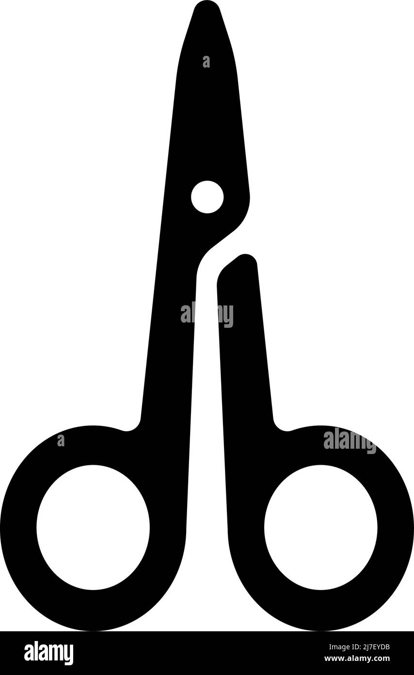 Scissors , cut vector icon illustration Stock Vector