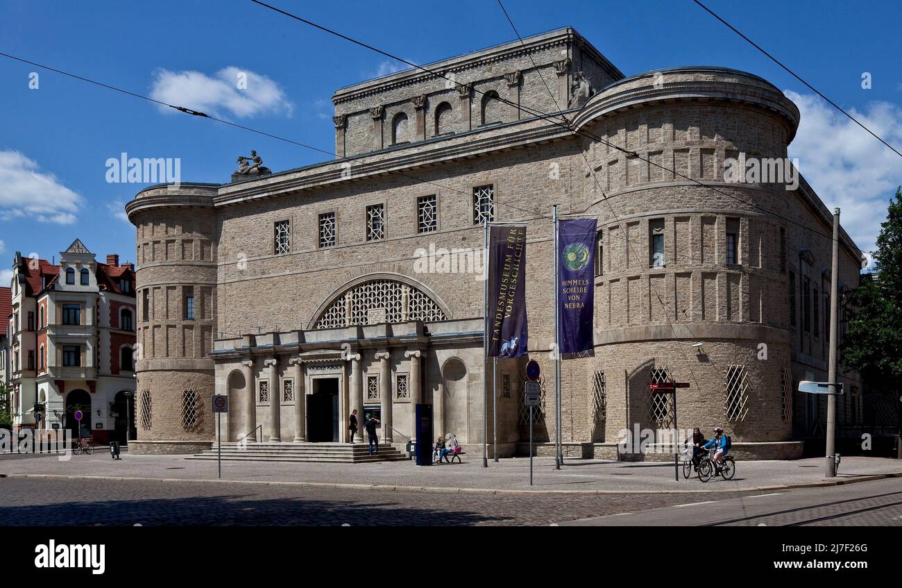 Halle S  Landesmuseum für Vorgeschichte 35496 erbaut 1911-18 (Eröffnung) von Wilhelm Kreis Stock Photo