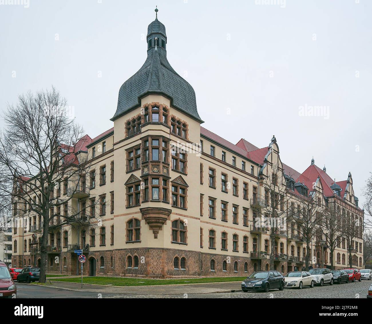 Halle S Willy-Lohmann-Straße 7 ehem Landwirtschaftskammer d Provinz Sachsen 8400 erbaut 1901-07 von Friedrich Fahro Stock Photo