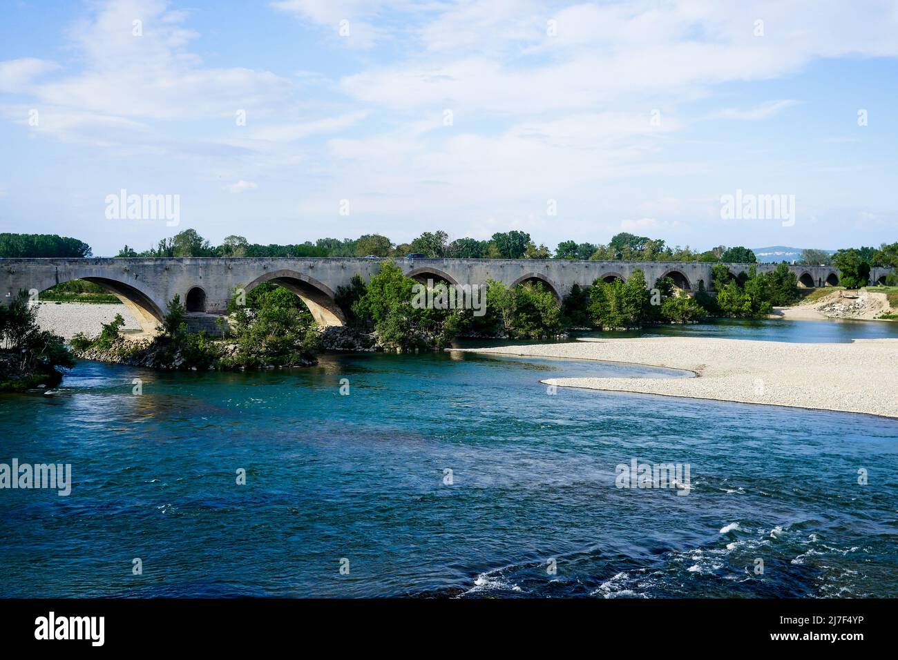 Holy Spirit bridge, Pont SaintEsprit, Ardeche, France Stock Photo Alamy