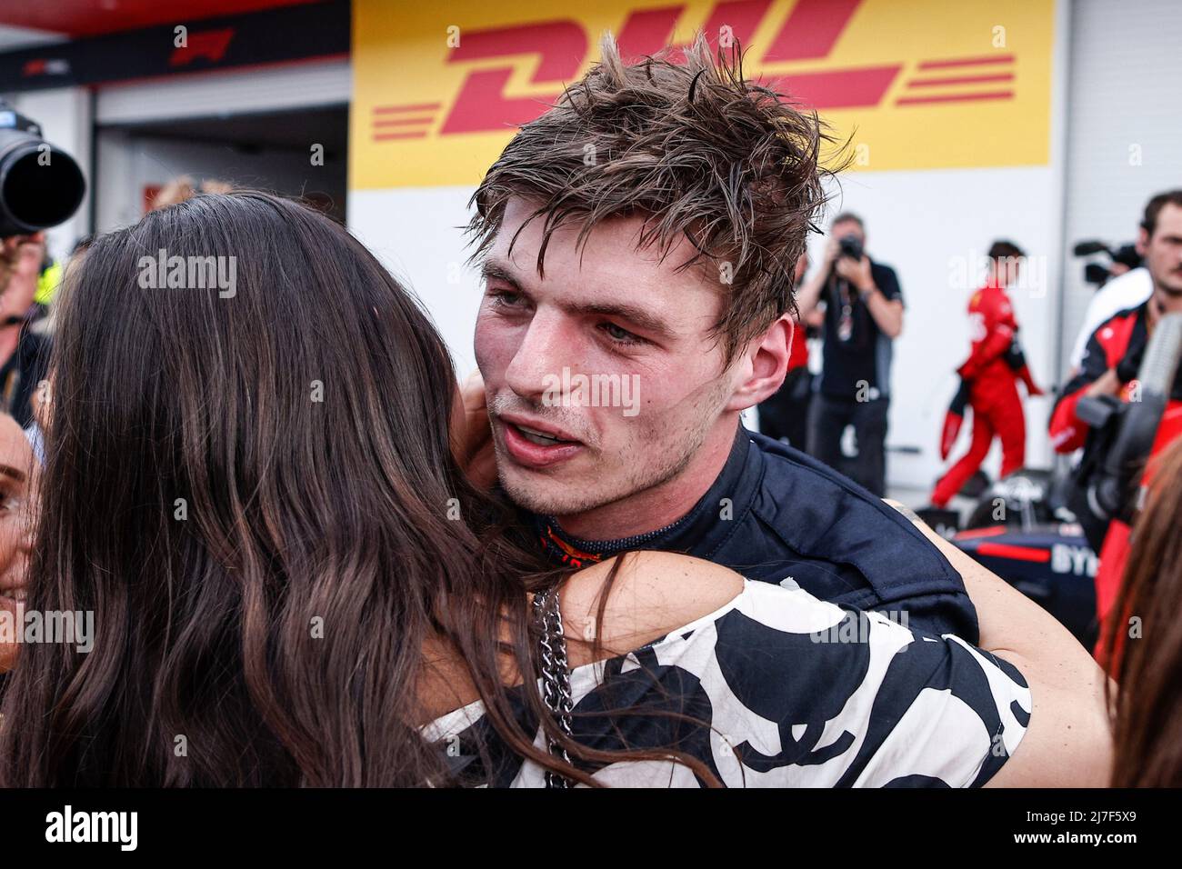 #1 Max Verstappen (NLD, Oracle Red Bull Racing) with his girlfriend