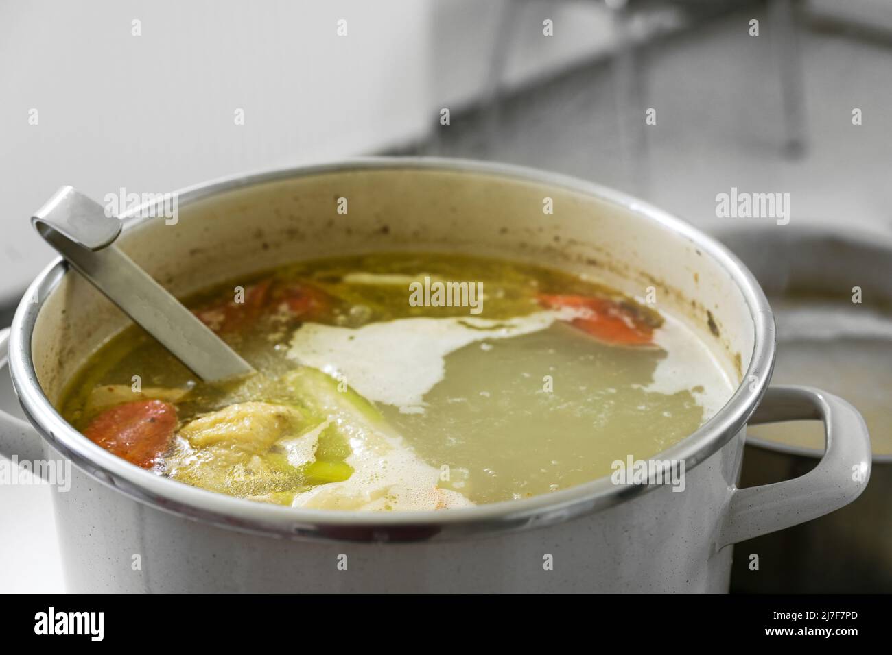 Big soup pot hi-res stock photography and images - Alamy