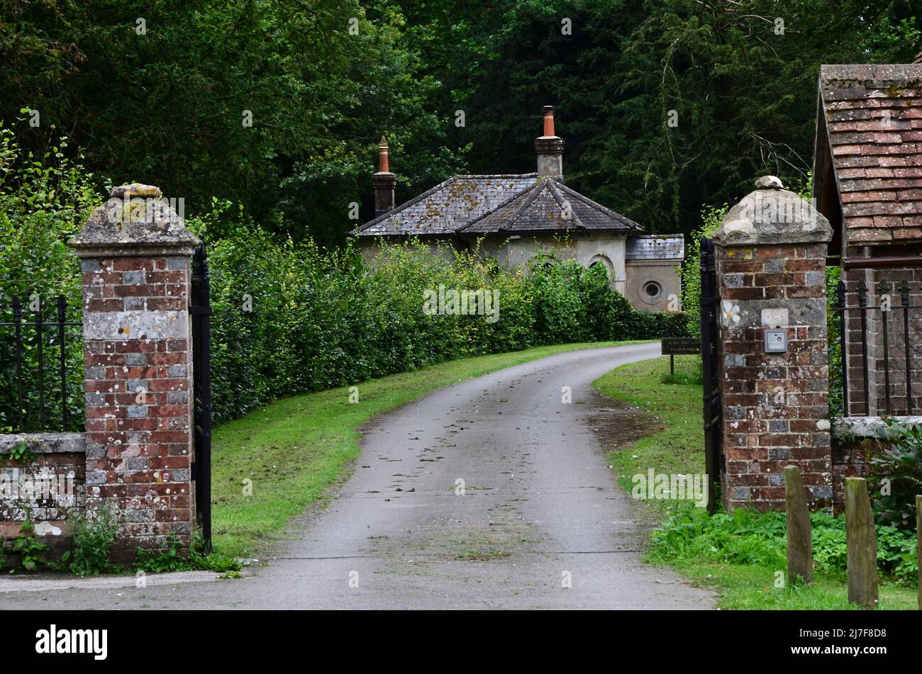 Wimborne St.Giles village in north Dorset, England, UK Stock Photo Alamy