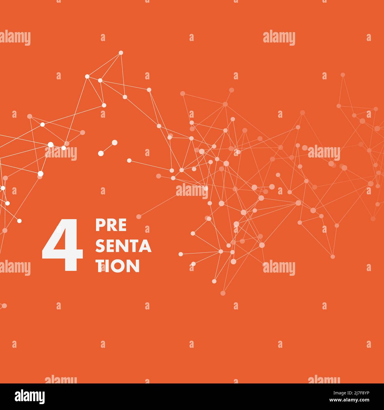Network connect structure with circles and dots. Abstract science