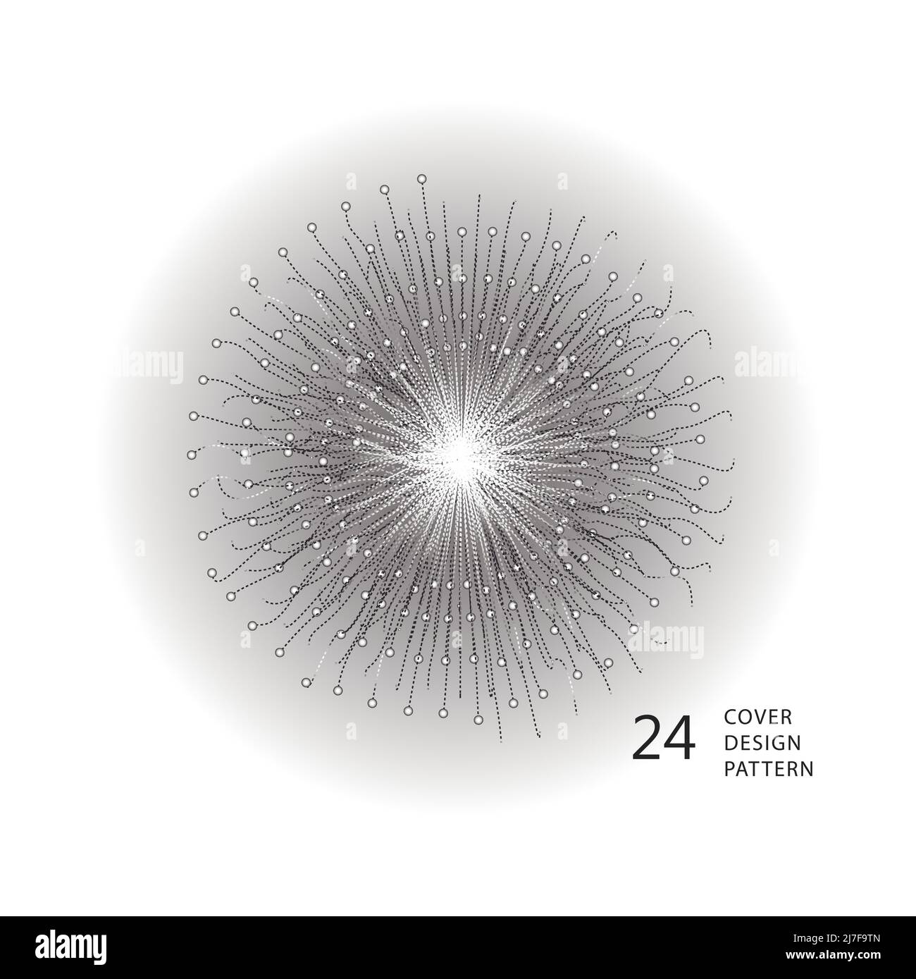 Abstraction texture business circuit. Circle modern shape lines. Vector illustration Stock Vector