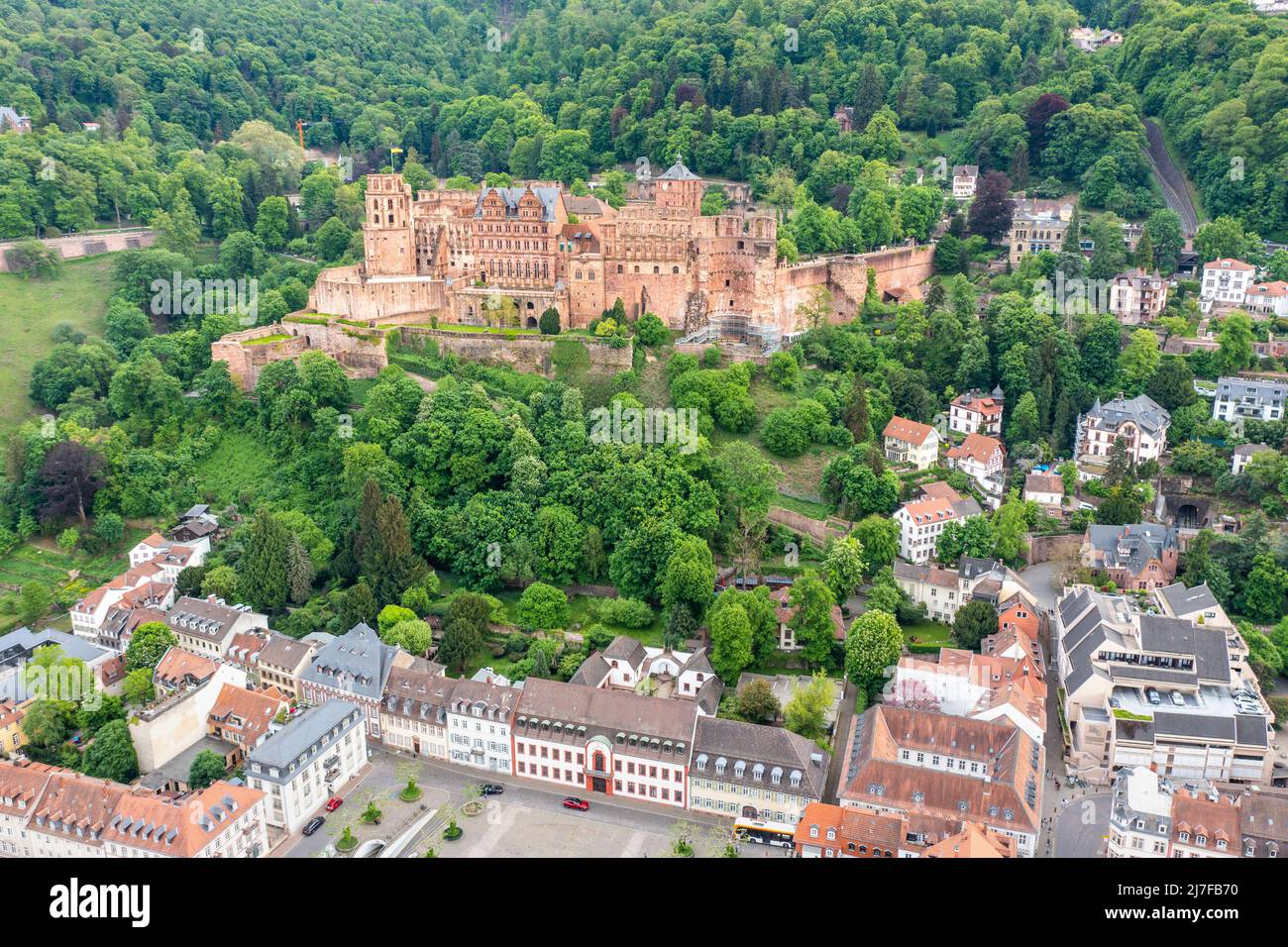 Heidelberg Palace or Schloss Heidelberg, Heidelberg, Germany Stock Photo