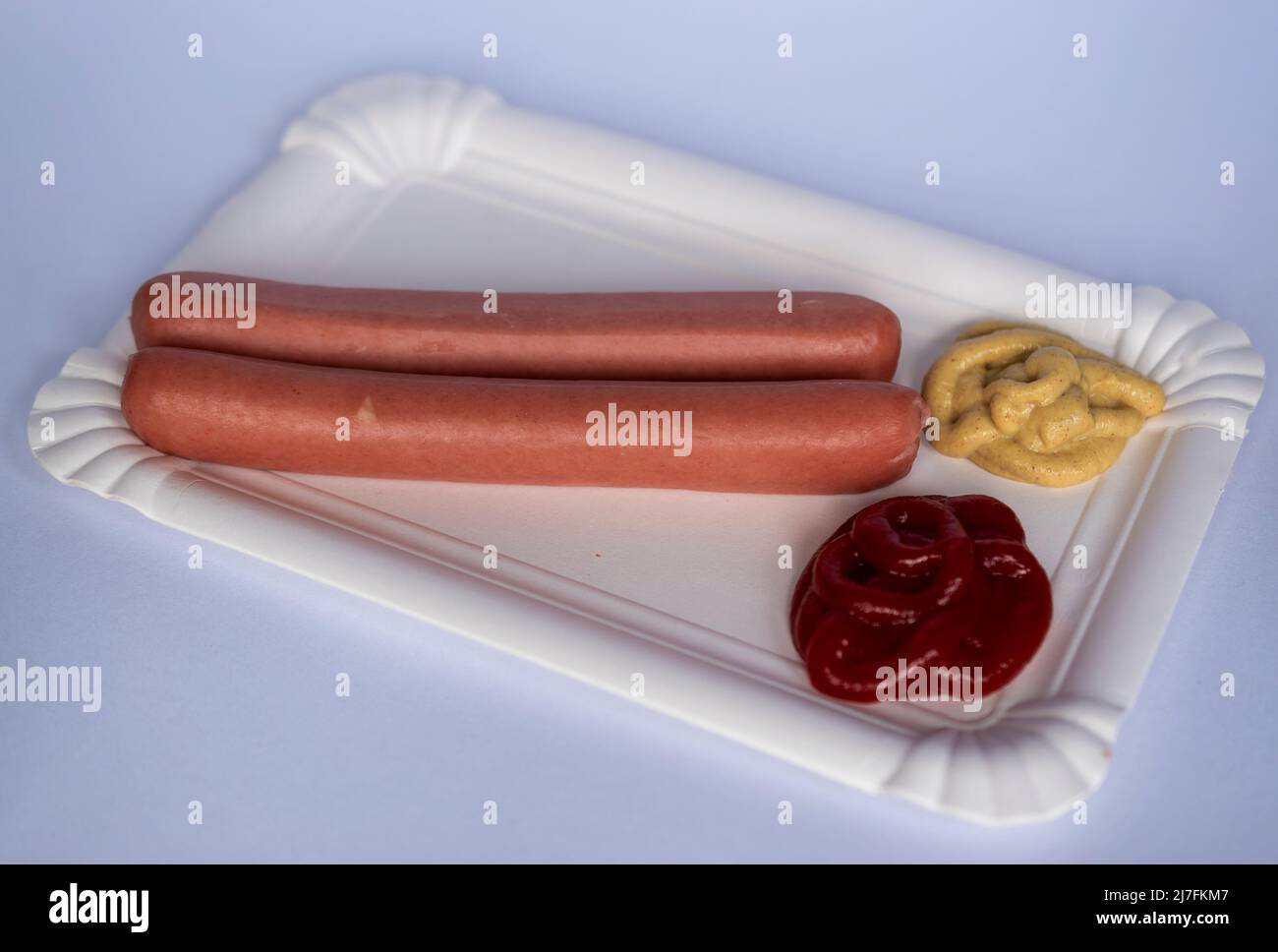 Two sausage Stock Photo