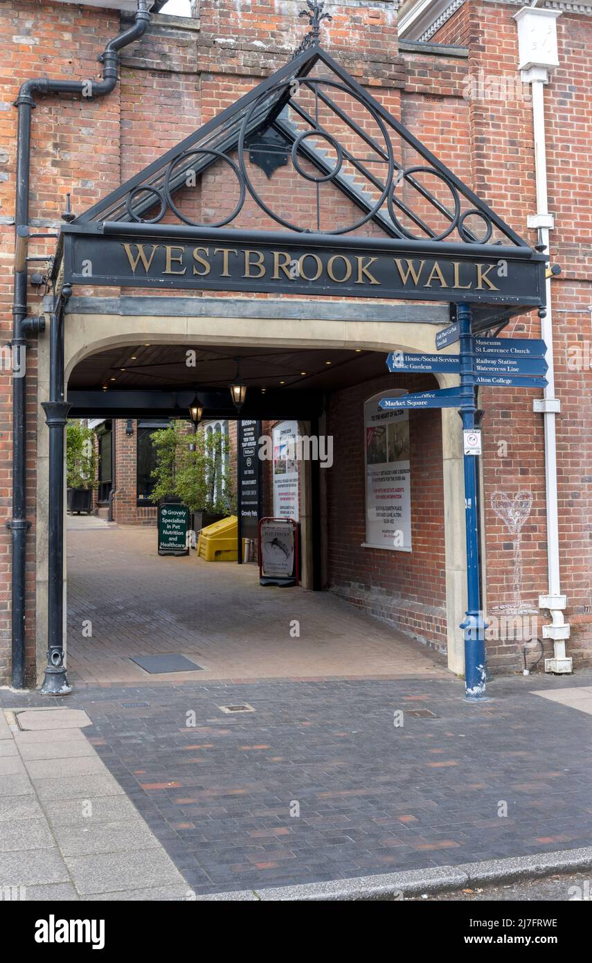 Entrance to westbrook walk hires stock photography and images Alamy