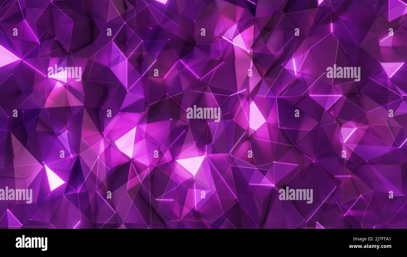 Abstract geometric pattern purple background triangular polygon ...