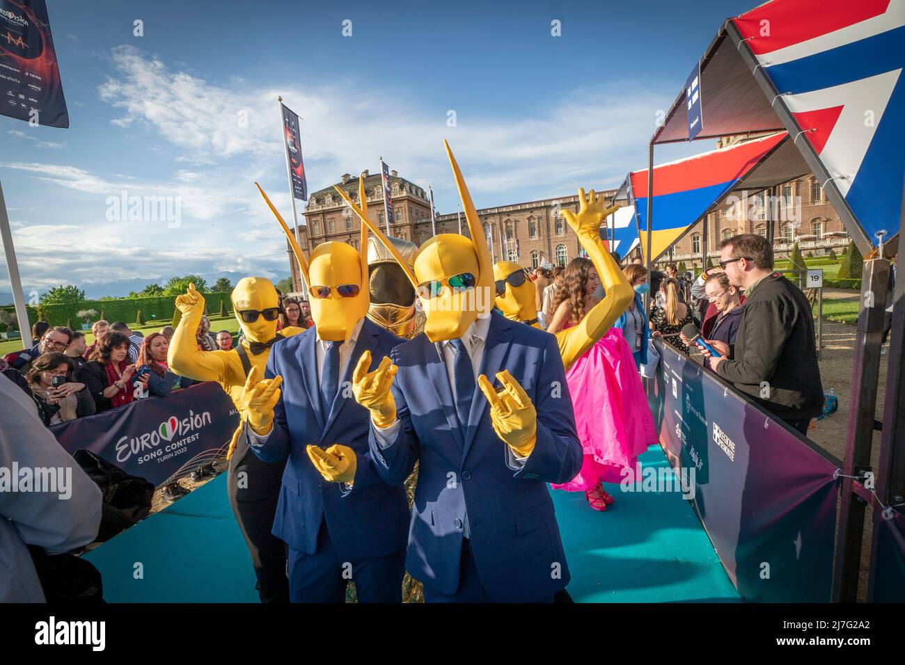 Turin, Italy 20220508.The Norwegian Eurovision participants Subwoolfer