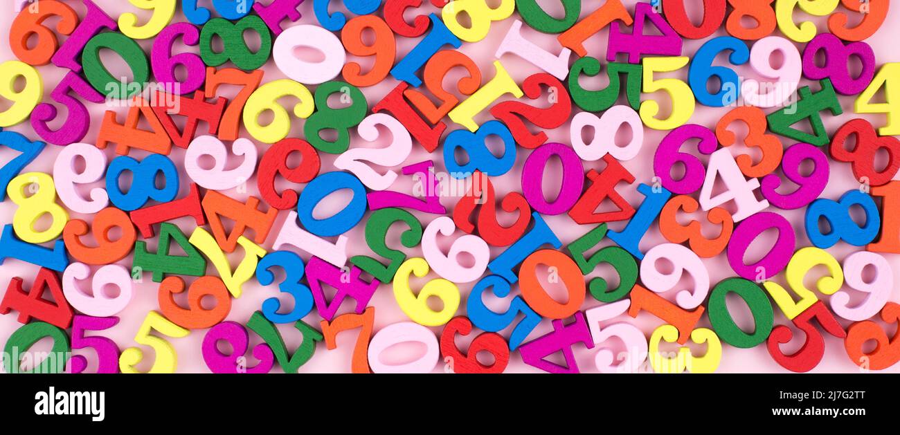 Wooden Numbers 1234567890 Stock Photo 1150662113