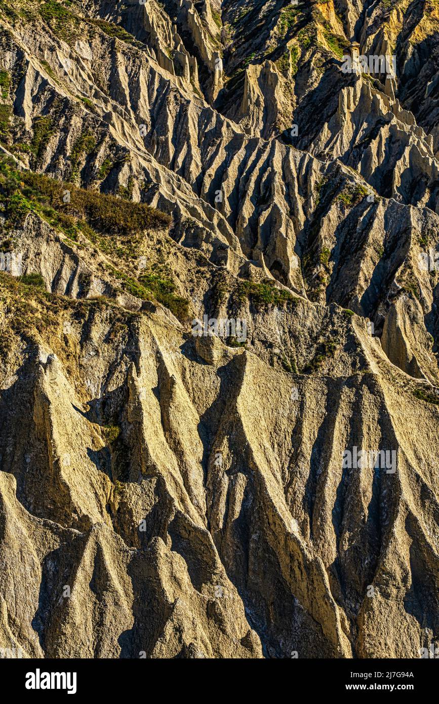 Badlands, Regional Natural Reserve 'Calanchi. Atri, Abruzzo region, Italy, Europe Stock Photo