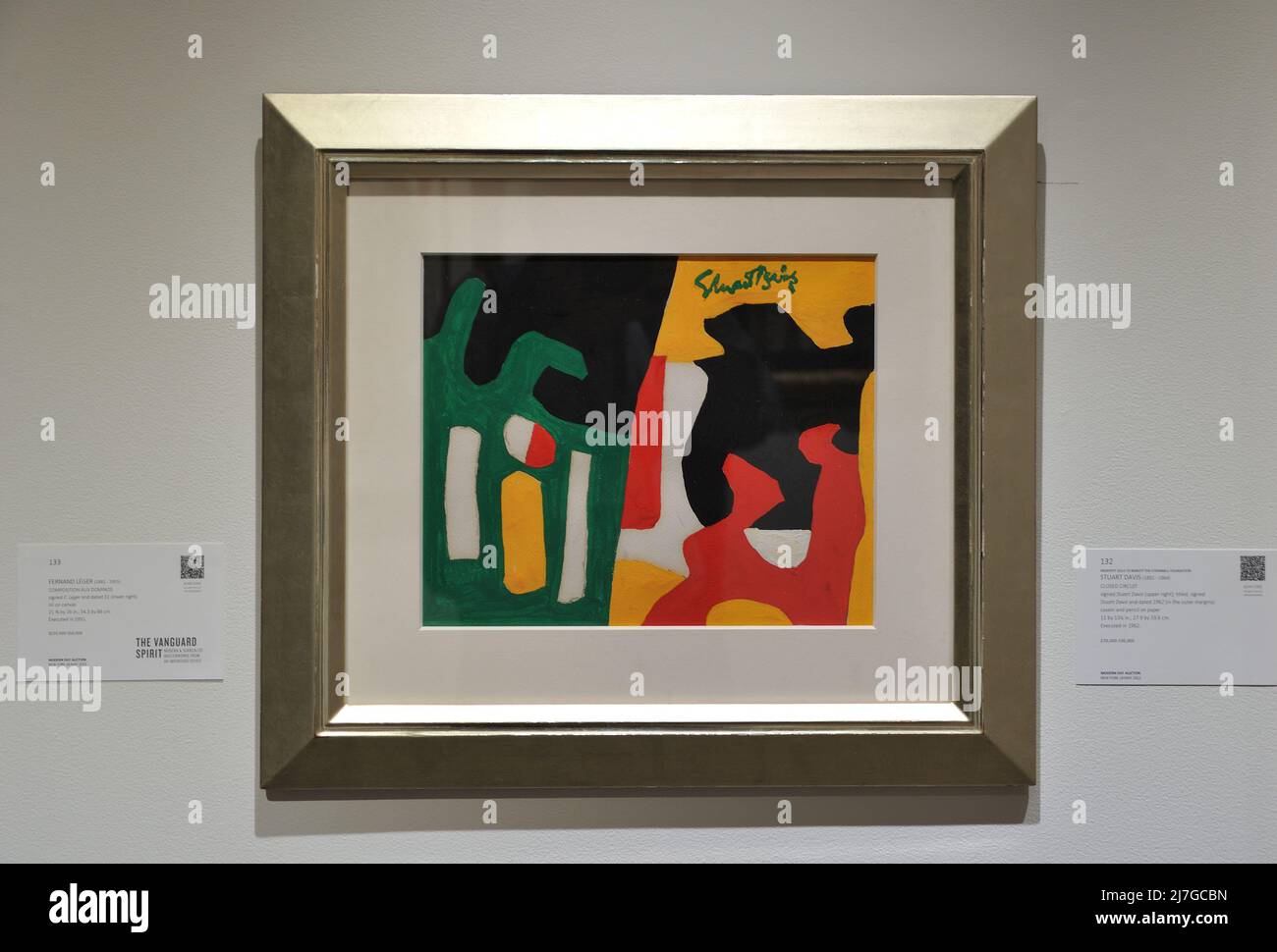 New York, USA. 06th May, 2022. Closed Circuit by Stuart Davis on display at Sotheby's as part of 'The New York Sales' art auctions held in New York, NY on May 6, 2022. (Photo by Stephen Smith/Sipa USA) Credit: Sipa USA/Alamy Live News Stock Photo