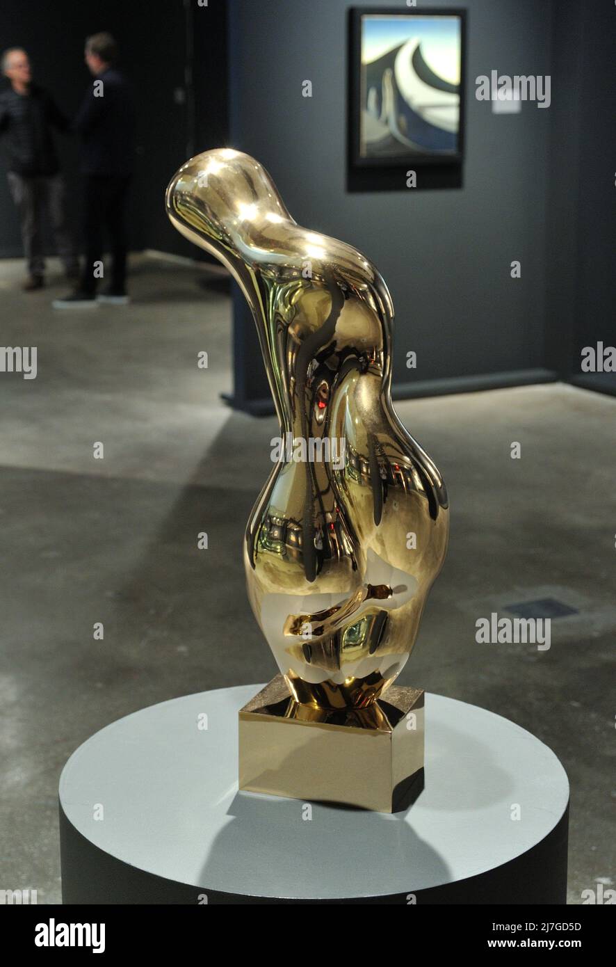 New York, USA. 06th May, 2022. Torse-Gerbe by Jean Arp on display at  Sotheby's as part of "The New York Sales" art auctions held in New York, NY  on May 6, 2022. (