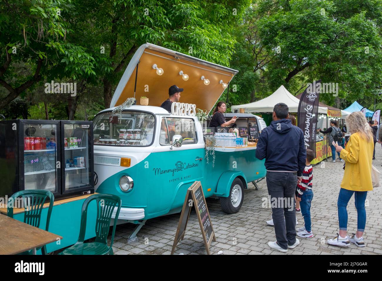 Coffee van at festival hi-res stock photography and images - Alamy
