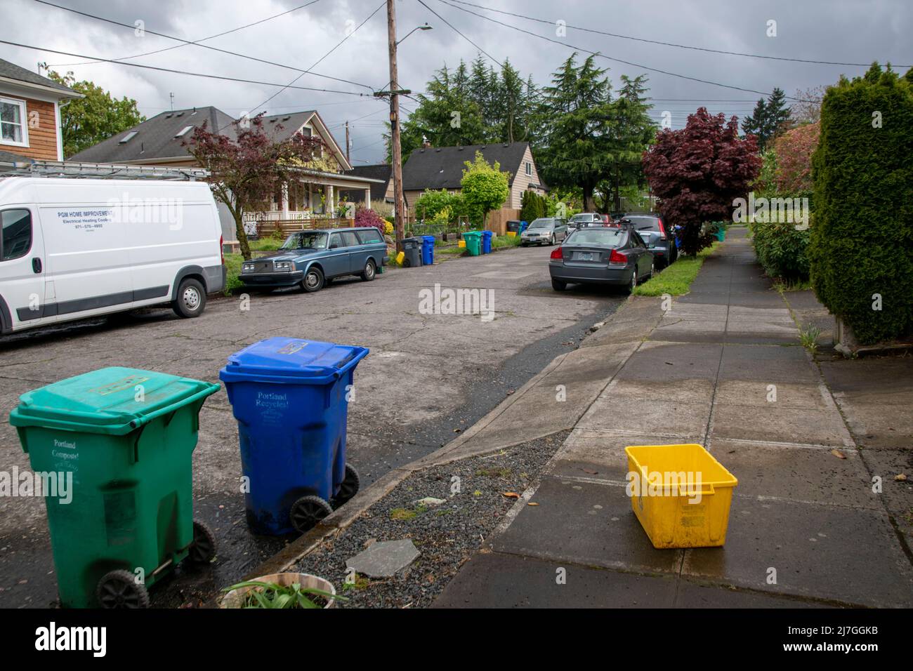 Portland, Oregon is vibrantly colorful in the springtime when there is