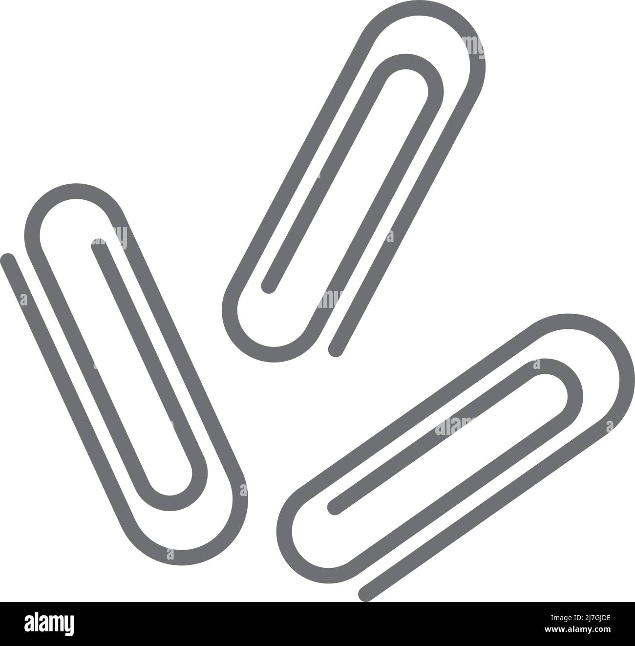 A set of clip icons. Clasps. Editable vector Stock Vector Image & Art Alamy