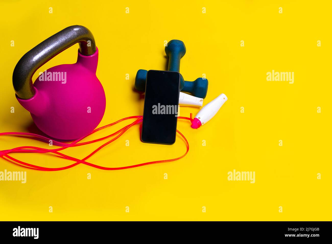 Kettle bell and rope hi res stock photography and images Alamy