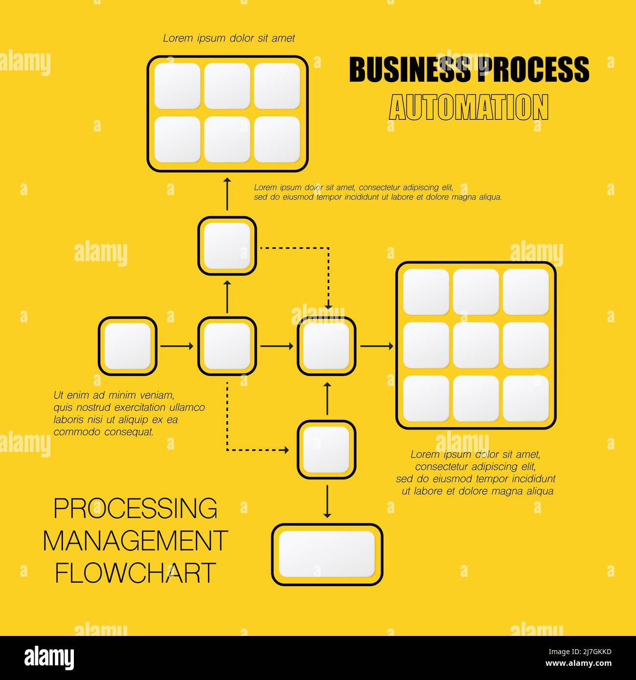 Business process management flowchart Stock Vector Image & Art - Alamy