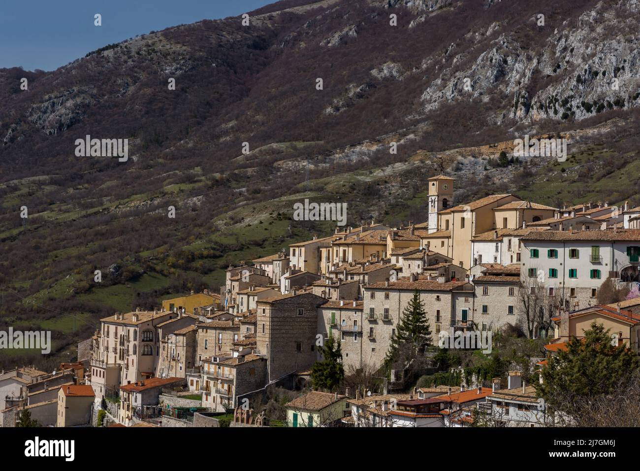 Barrea, L'Aquila, Abruzzo. Barrea is a small village in Abruzzo ...